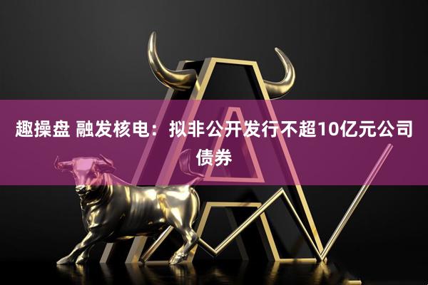 趣操盘 融发核电：拟非公开发行不超10亿元公司债券